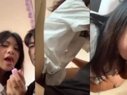 Em nữ sinh dâm vừa bôi son vừa cưỡi làm anh khó mà chịu nổi